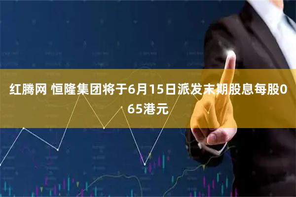 红腾网 恒隆集团将于6月15日派发末期股息每股065港元