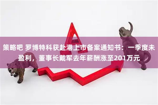 策略吧 罗博特科获赴港上市备案通知书：一季度未盈利，董事长戴军去年薪酬涨至201万元
